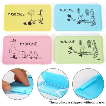 

Disposable Mask Storage Box Portable Face Container Foldable Mask Storage Box Storage Bag Mask Clip Mouth Muffle YB090M56