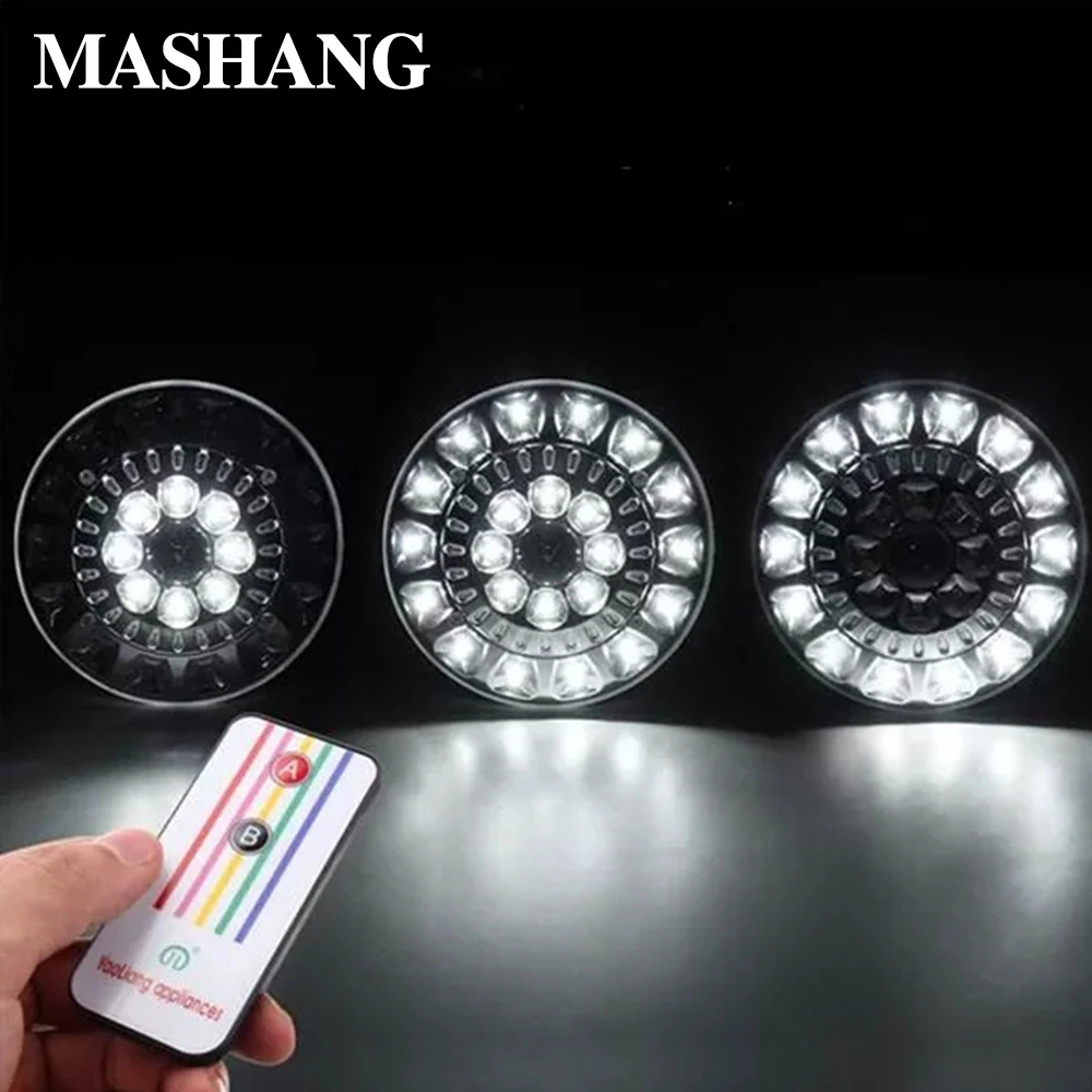 

LED Solar Light Portable Solar Charging Camping Lamp For Garage Outdoor Emergency Lighting Hangable Bulb With Remote Control