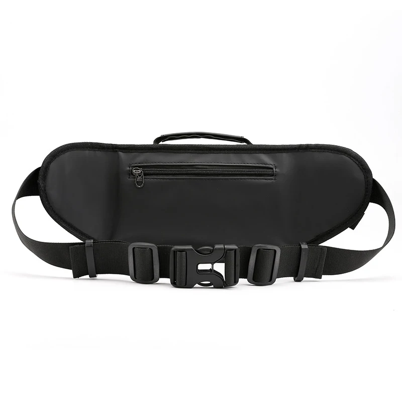 Waterproof Nylon Men Waist Bag New Fashion Unisex Fanny Pack Reflective Banana Belt Bags Casual Travel Crossbody Chest Bags
