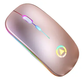 

Backlit Mosue Silent Mute Rechargeable Wireless Mouse Computer Accessories for Home Office Games