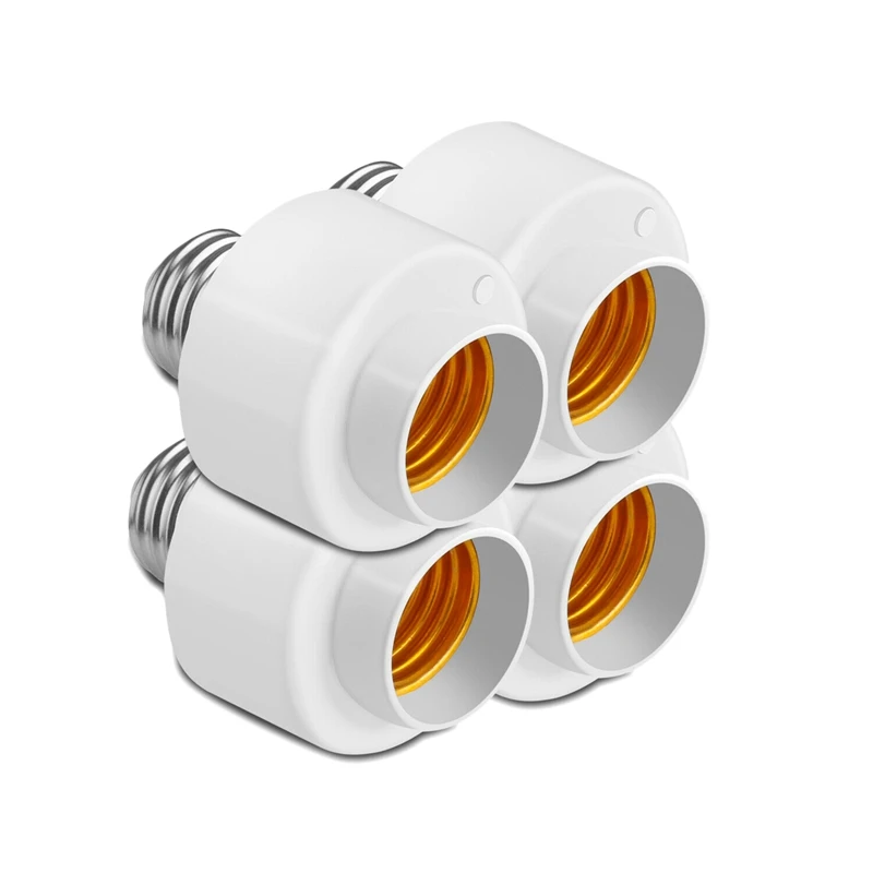 

4 Pack Tuya Smart Life Wifi Smart Light Bulb Socket Adapter E27 Switch Lamp Base Holder for Amazon Alexa Google Home