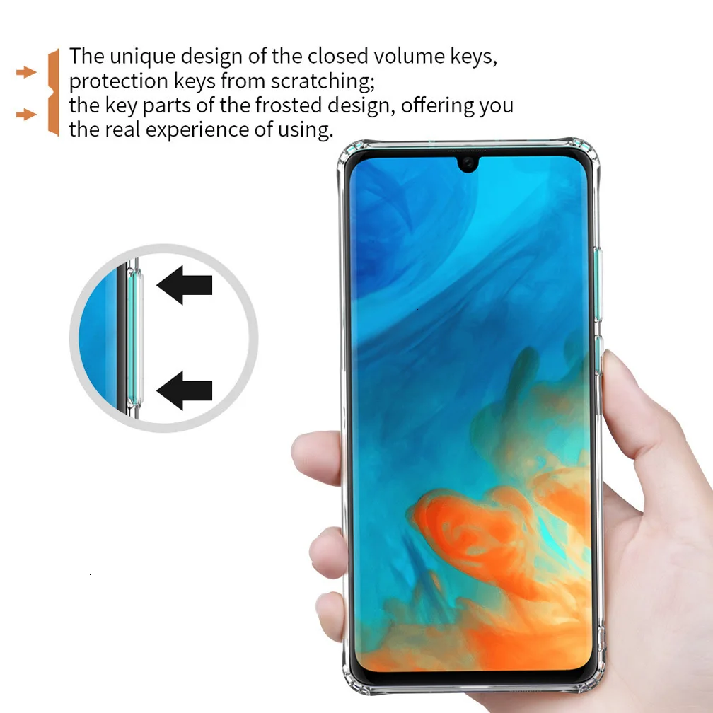 Для huawei p30 чехол для huawei p30 Pro чехол Nillkin натуральный прозрачный мягкий кремний TPU Защитный чехол для huawei p30