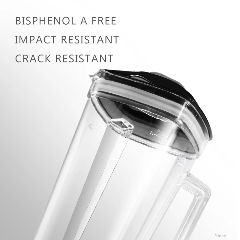 ZK 1000W Heavy Duty Commercial And Household Grade Blender Mixer Juicer Fruit Food Processor Ice Smoothies 2L