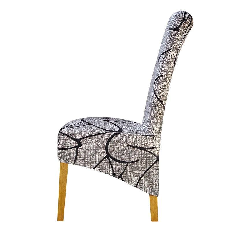 XL европейский стиль большие чехлы для сидений с принтом длинная спинка на стулья