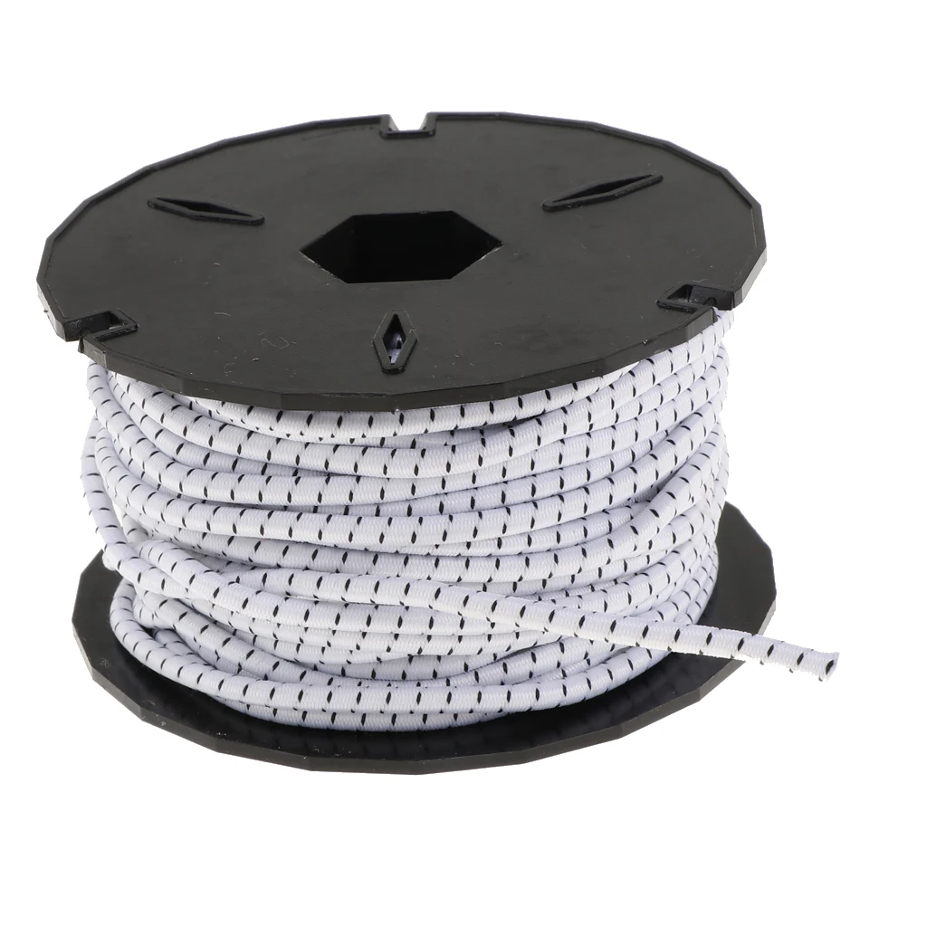 Lightweight Elastic Bungee Cord Kayak Boat Marine Heavy Duty Shock Rope Tie Down for Kayaks Canoe Surf Boards Luggage Strap