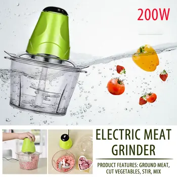 

Plastic Meat Grinder Blender Meat Cutter Electric Multifunctional Kitchen Cooking Fruit Convenient Practic