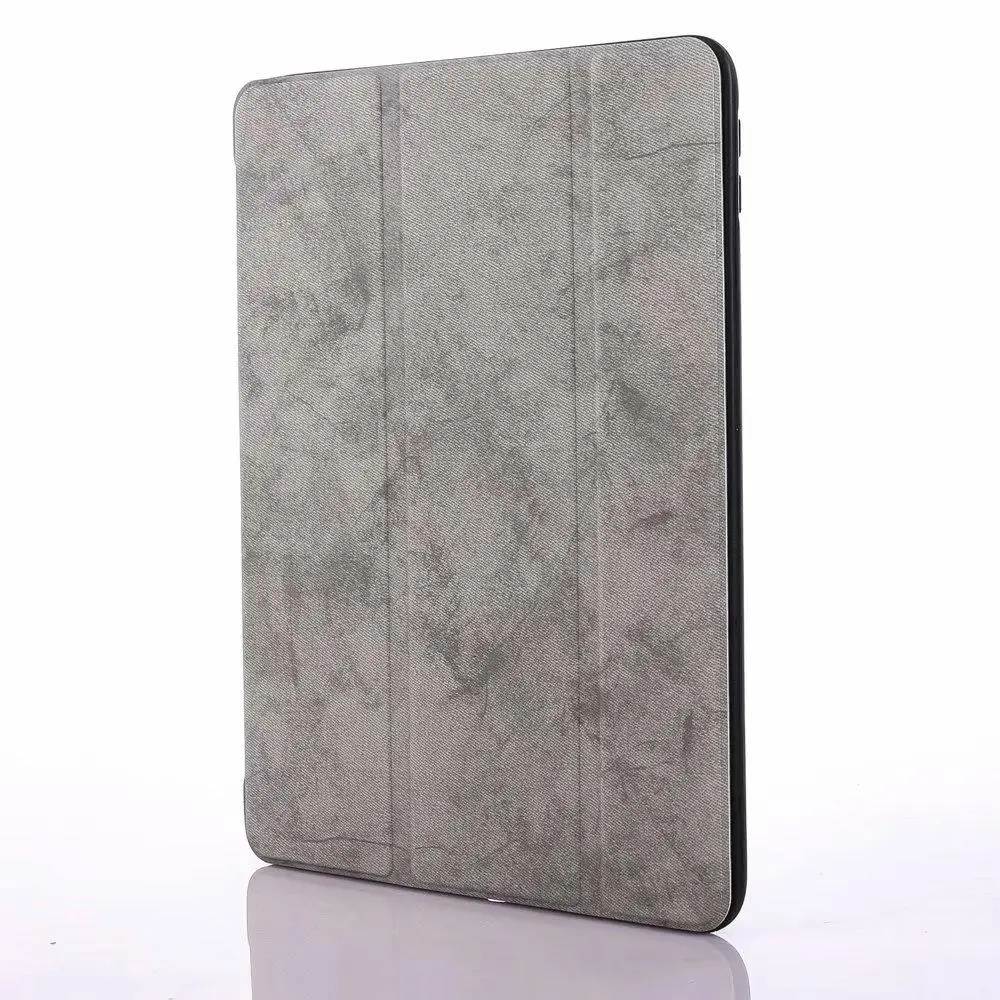 For iPad Pro 12.9 / Case Pencil Holder,Slim Smart Cover Trifold Stand Auto Sleep/Wake Protective Case for iPad Pro 12.9 - Color: for iPad 12.9 Grey