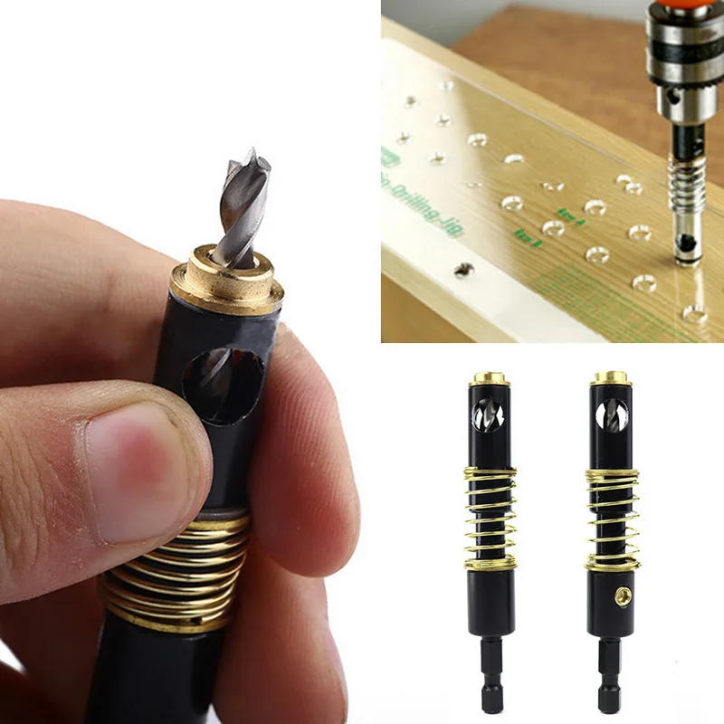 

5mm Self-Centering Bit For Use with Pin Jig For 5mm template bits Woodworking Reaming Cabinet Tool shelving projects