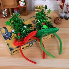 Аксессуары для волос для девочек с застежкой на голову в виде рождественской елки, украшение для дома, Рождественский подарок детям