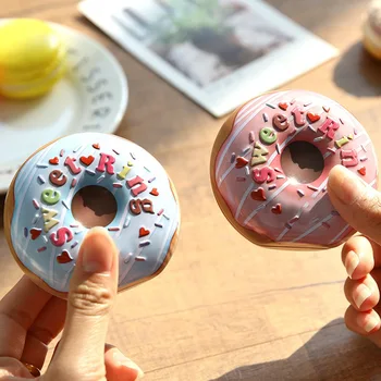 

Organizer органайзер Tinplate Candy Box Donut Shaped Empty Tins Cookie Chocolate Storage Jewelry Carrying Organizer Storage Box