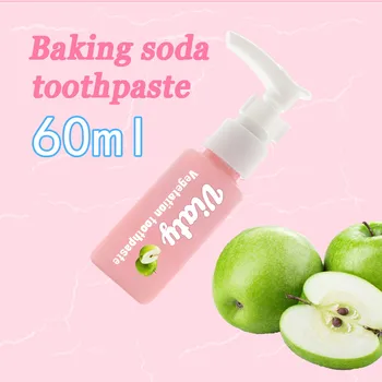 

New baking soda toothpaste зубная паста Stain Removal Whitening Toothpaste Fight Bleeding Gums 60g Green apple flavor #812