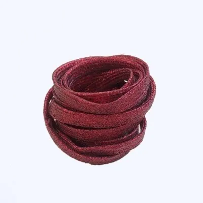 red 1 пара глянцевый золотистый Серебристый нитки модные шнурки блестящие плоские шнурки блестящие шнурки мерцающие 120 см шнурки для обуви цветные - Цвет: red