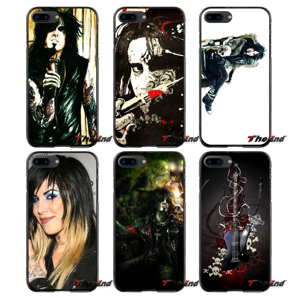 Аксессуары чехлы для телефонов Apple iPhone 4 4s 5 5S 5C SE 6 6S 7 8 Plus X iPod Touch 4 5 6 Nikki Sixx