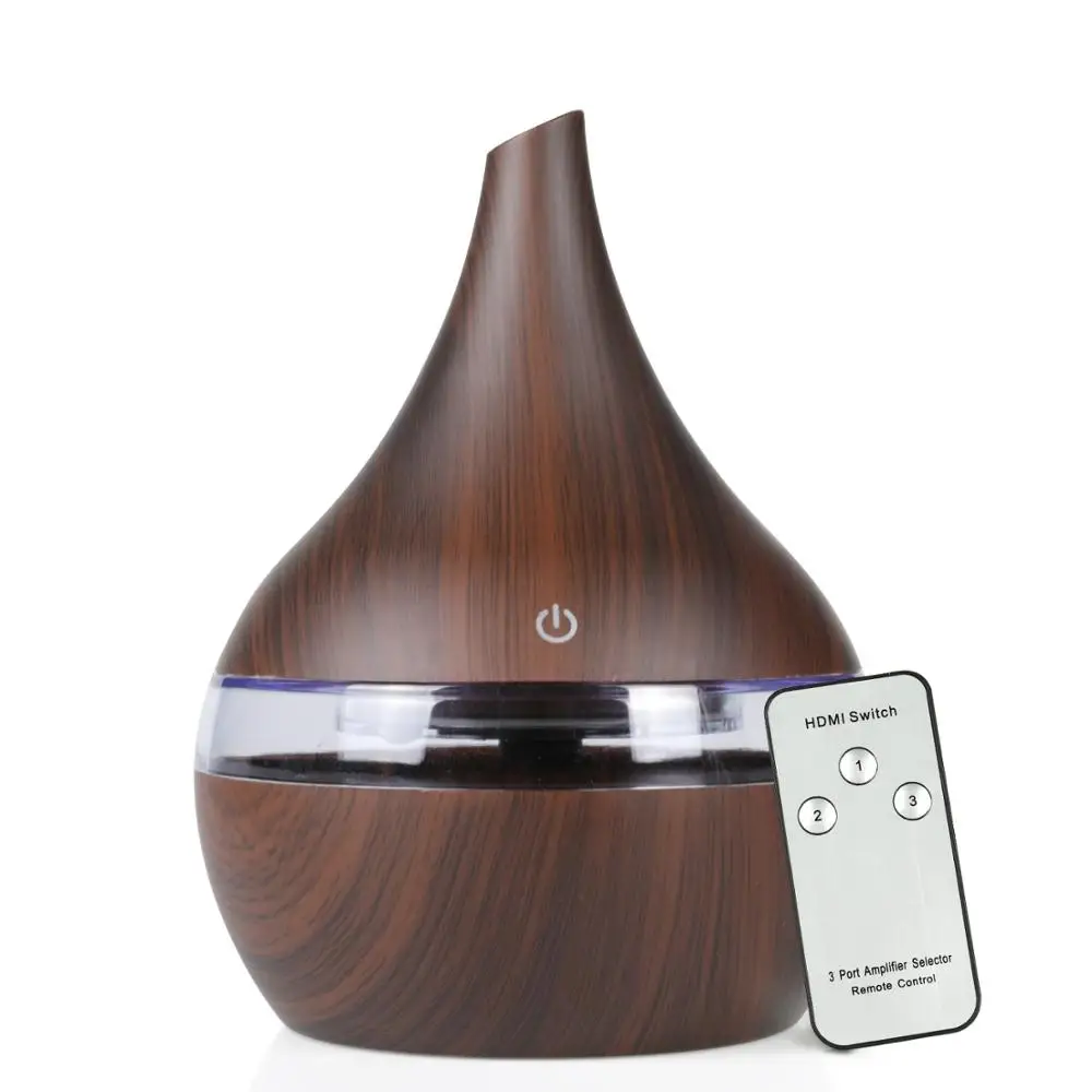 

Mini Aroma Air Humidifier Remote Essential Oil Diffuser Aromatherapy Electric Wood Ultrasonic Air Diffuser cool Mist maker