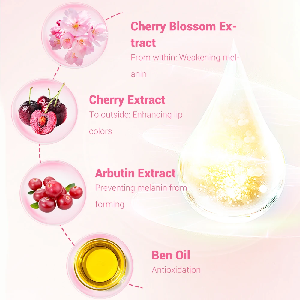 LANBENA косметика осветляющая сыворотка для губ жидкий блеск уменьшающий