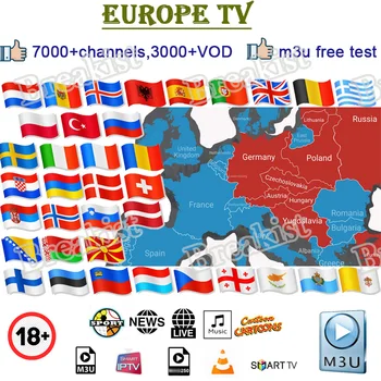 

European Android TV Box Android 10.1 Support Europe Iptv M3U Andorid Portugal Italy Samrters Eg2 for Smart TV no app included