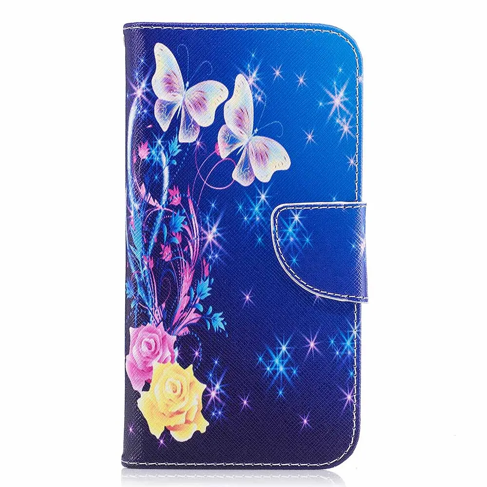 Чехол-книжка с изображением бабочки Совы из искусственной кожи для LG Stylo 5 4, чехол для LG Q Stylus Q8 K8 K9 K10 K11 K30 Q710MS, чехол - Цвет: Yellow Butterfly