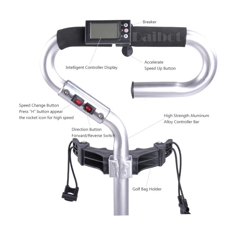 Daibot Adult Electric Scooter 4 Wheel Golf Cart Self Balancing Scooters 1000W 60V Golf Scooter Board Electric Skateboard Scooter (7)