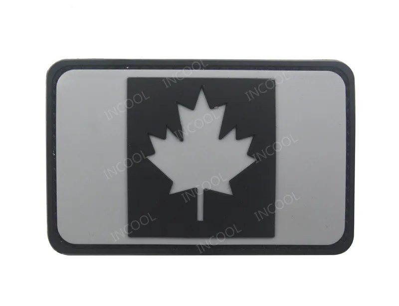 Canada Flag Embroidered Patches Maple Leaf Canadian Flags Military  Patches Tactical Emblem Appliques 3D Embroidery Badges 