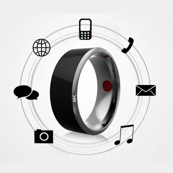 

Smart ring Wearable equipment Multi function black high tech ring access card smart ring Fall proof waterproof no need charge