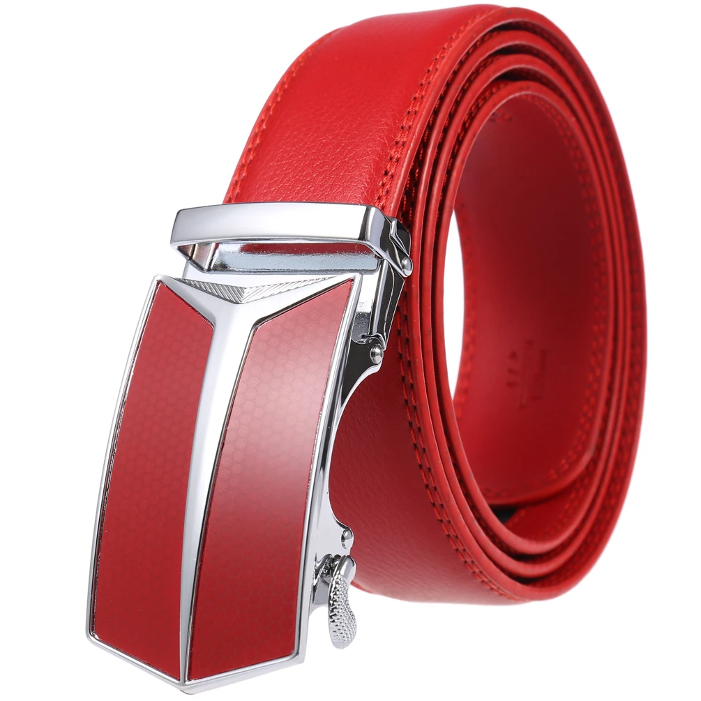 Famous Brand Designer Belt Men Top Quality Genuine Luxury Leather Belts for  Men,Strap Male Metal Automatic Blue Red White Buckle|Men's Belts| -  AliExpress