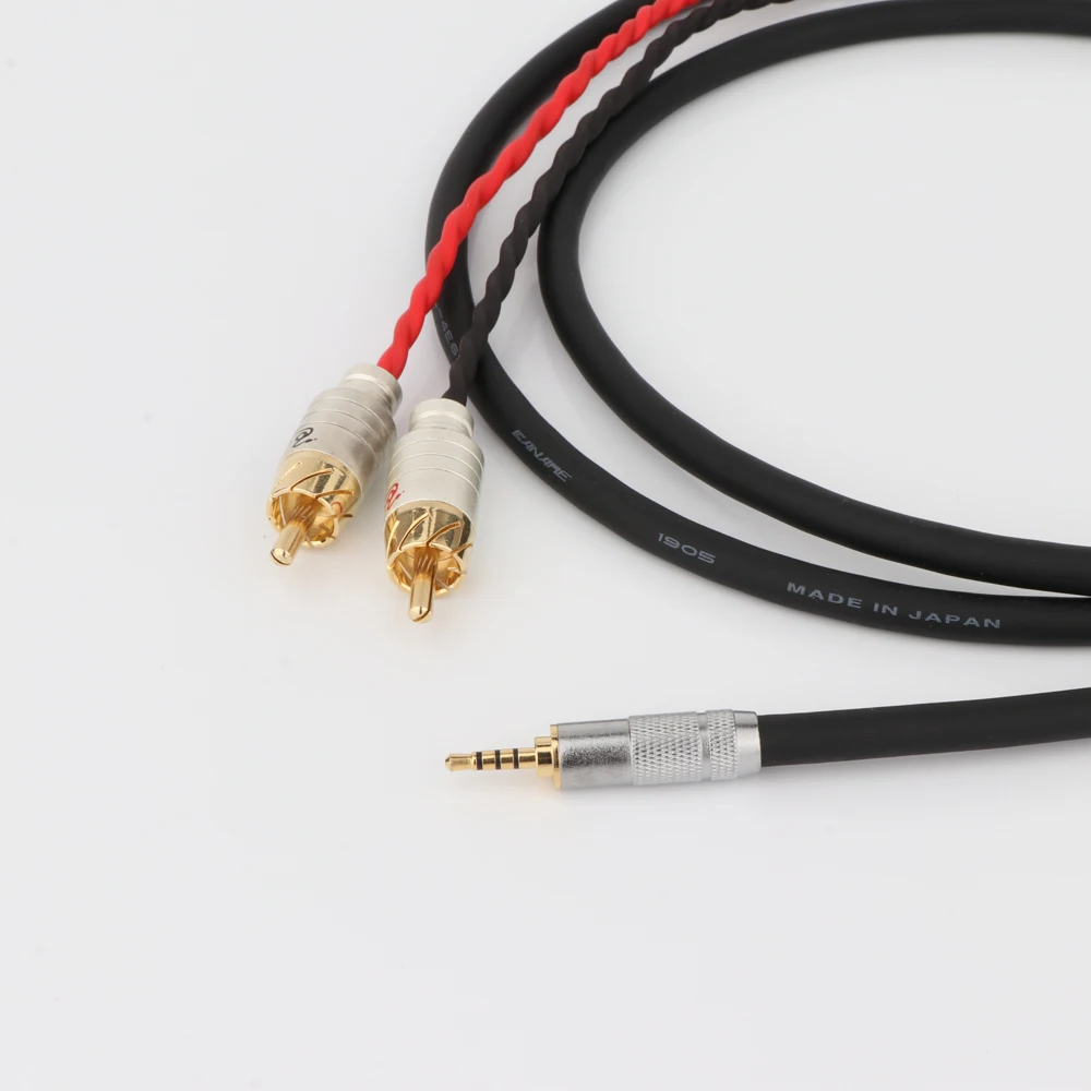 HIFI 2.5 3.5 4.4mm 뷱 -2 RCA    ̺, 6.35mm XLR 7n-OCC ܰ   ̺