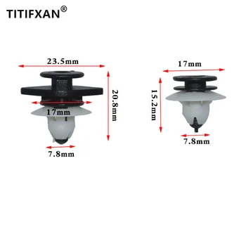 

For Volvo S40 S60 S80 V40 V60 V70 XC60 XC70 XC90 XCV60 C30 C70 Car Fastener Clips Foot Pedal Side Skirt Trim Rivet