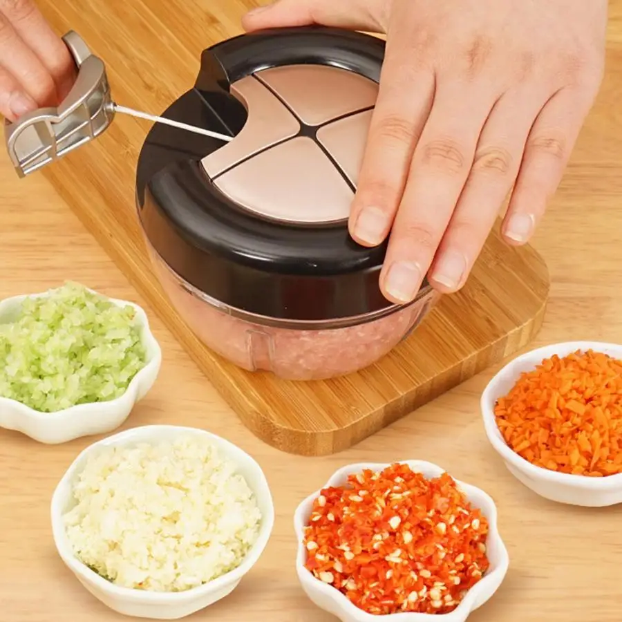 Инструмент для овощей многофункциональная ручная мясорубка Ручной Кухонный комбайн ручной тяга измельчитель овощей Кухонные аксессуары