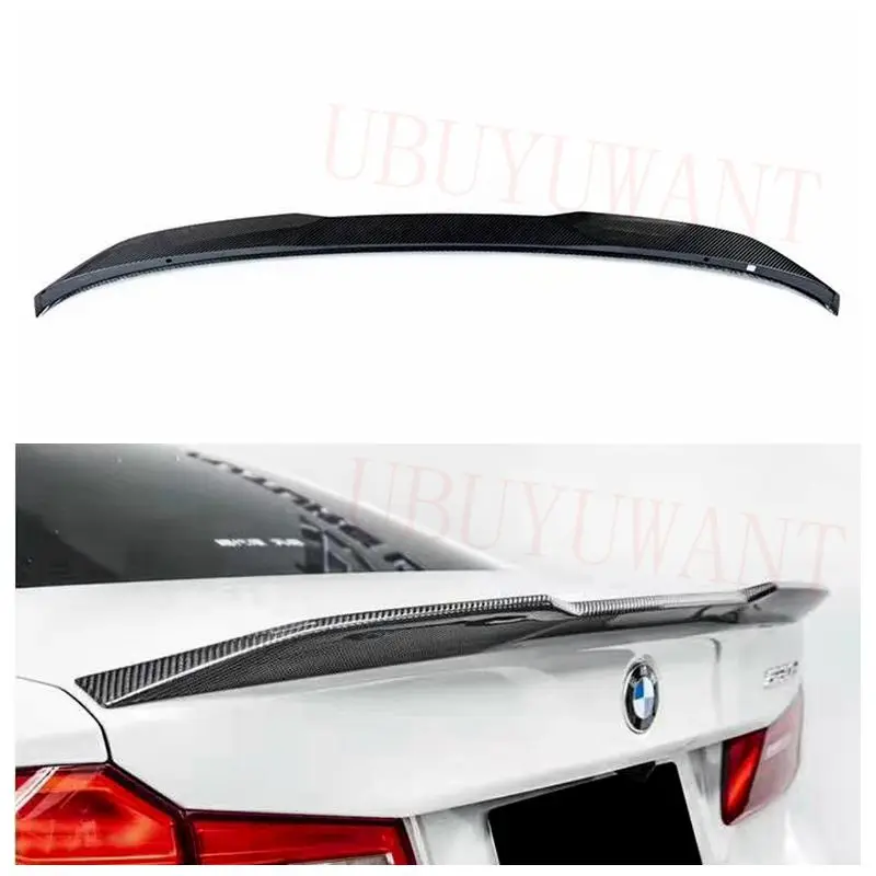 

Carbon Fiber PRO Style Black Car Tail Wing Decoration Rear Trunk Spoiler For BMW 5 Series G30 G38 Sedan 2017 2018 2019