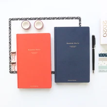 Domikee, новинка, классический, для офиса, школы, твердый переплет, недатированный, ежедневник, записные книжки, хороший, студенческий, дневник, органайзер, канцелярские принадлежности, А6