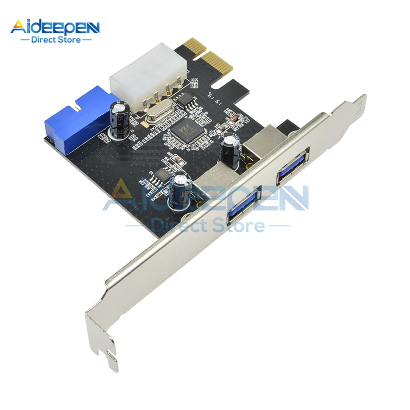 Плата адаптера для управления PCI Express USB 3 0 2 порта с адаптером платы 4-контактный и