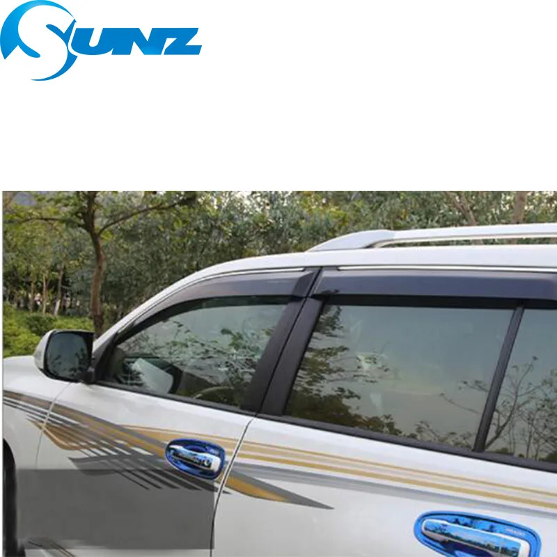 Дефлекторы боковых окон для TOYOTA PRADO 2700 FJ120 2003 2005 2006 2007 2008, защита от дождя, защита от дождя, для стайлинга автомобилей SUNZ
