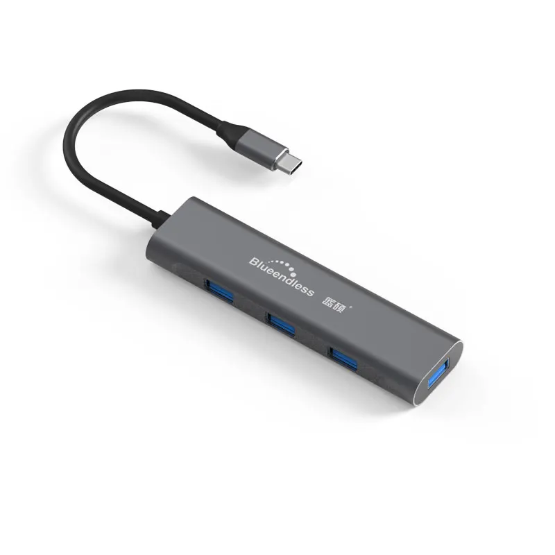 LU USB-C сплиттер type C 3,1 3 порта USB C концентратор для нескольких USB 3,0 HDMI адаптер для MacBook Pro Аксессуары USB C концентратор и т. Д - Цвет: HUB040