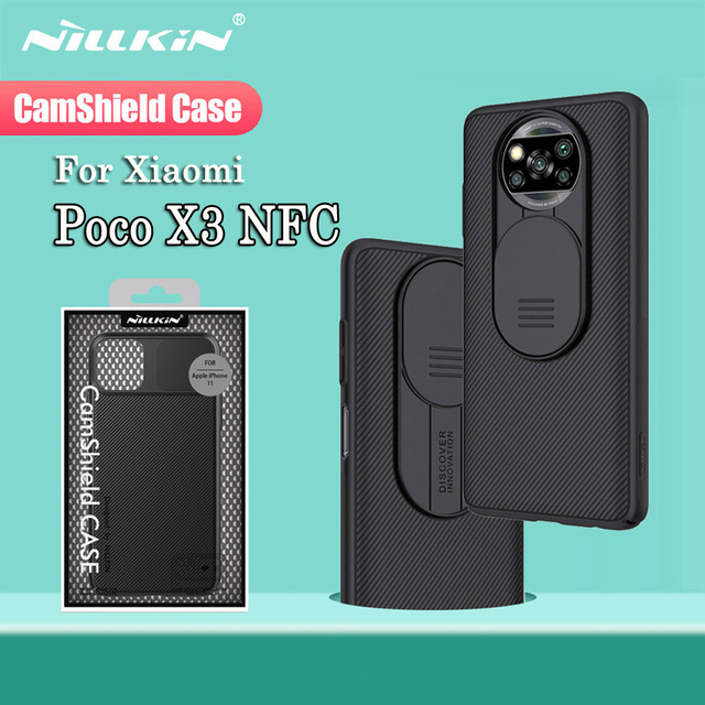 Xiaomi Poco X3 Pro Case Nillkin Camshield Slide Camera Protection Case For Xiaomi Poco X3 NFC X3 GT Lens Back Cover