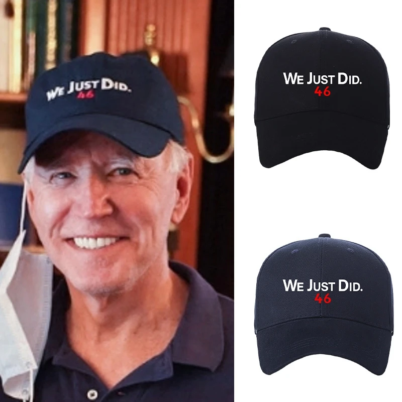 

Joe Biden We Just Did Forty Six Baseball Cap Men Women US Presidential Election Trucker Hats Adjustable Baseball Cap Wholesale