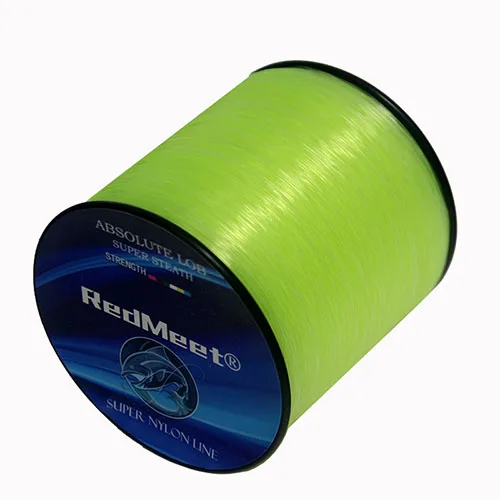 RedMeet 1 шт. супер сильная 5-30LB японская Моноволокно нейлоновая леска 1000 м 0,168 мм-0,5 мм 2-13 кг - Цвет: Yellow