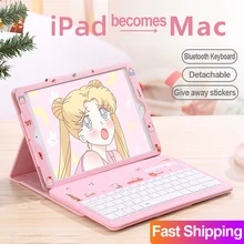 Чехол для Apple iPad Pro 9,7 10,5 11 дюймов 2017 2018 6 7 Новый 2019 10,2 iPad mini 5 4 3 Air 1 2 Чехол с bluetooth-клавиатурой(China)