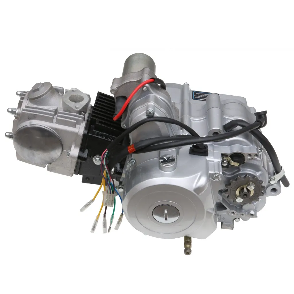 BJTDLLX ATV Engine Motor 125CC 4 Stroke Engine Kit Semi-Auto Transmission with Reverse CDI Single Cylinder Air Cooling System Engine Motor for ATV Go Kart 