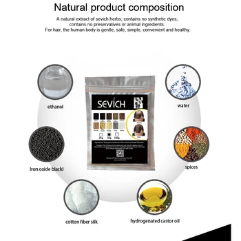 

sevich 100g hair building fibers refill bag 25g empty bottle applicator hair thickener fuller hair loss treatment 10 colours