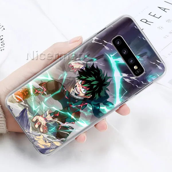 01 Мой герой чехол для телефона для samsung Galaxy S10e S10 плюс S8 S9 Примечание 10 плюс 8 9 S6 S7 край Твердый Чехол - Цвет: 01