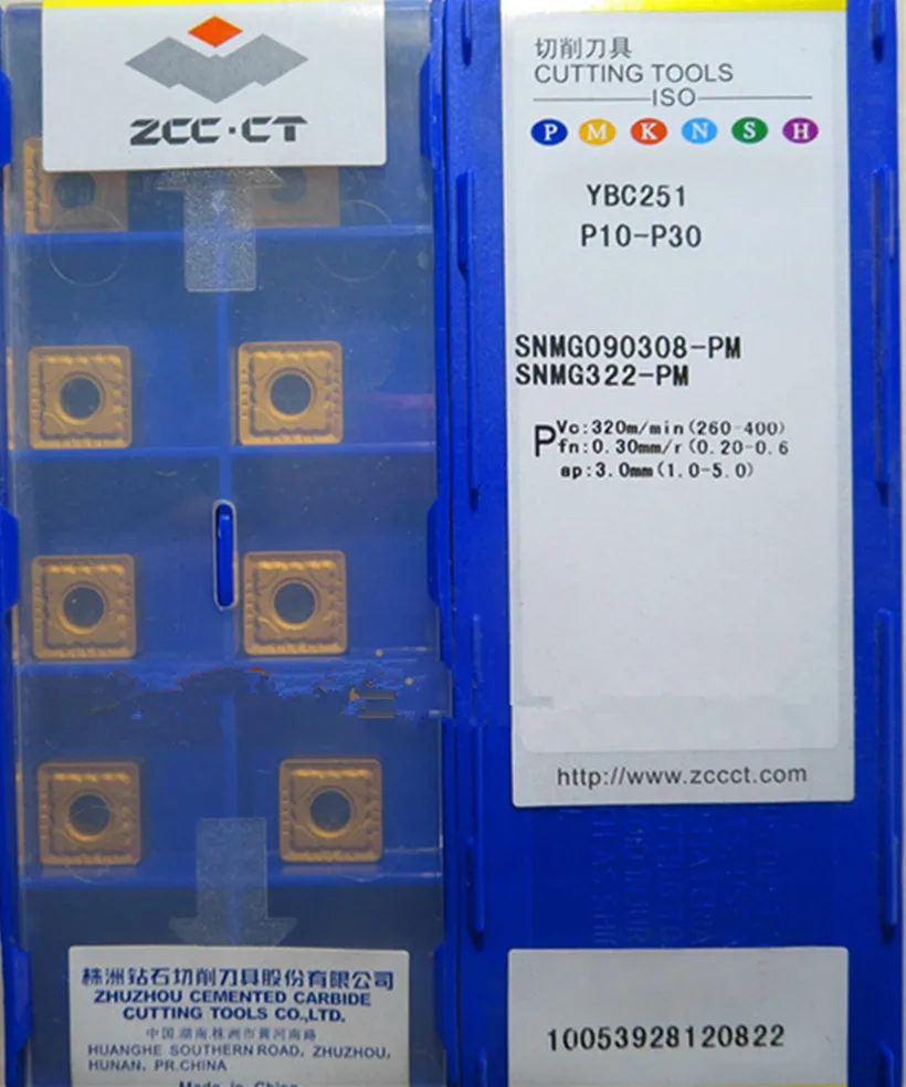 SNMG090304-PM SNMG090308-PM YBC251 100% ZCC.CT insert Processing: alloy steel etc Free shipping | Инструменты
