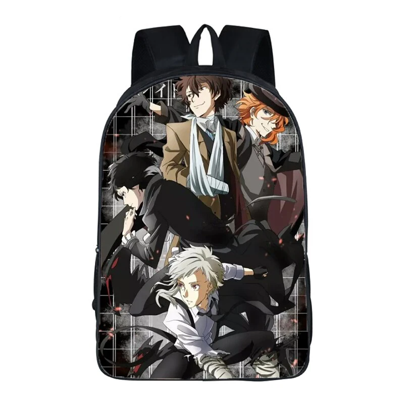 Аниме Backbag Bungou бродячие собаки Сезон 3 школьный рюкзак для девочек-подростков мальчиков дорожная сумка Atsushi Dazai Chuya Студенческая школьная сумка