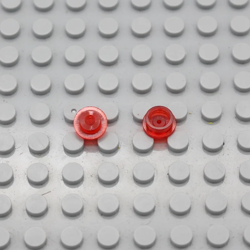 LEGO Red Plate Round 1x1 Straight Side Lot of 100 Parts Pieces 4073