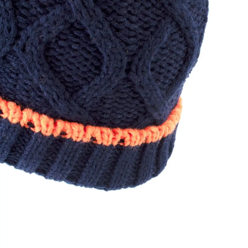 Connnectyle/Новинка Детская шапка с черепом Милая однотонная вязаная шерстяная