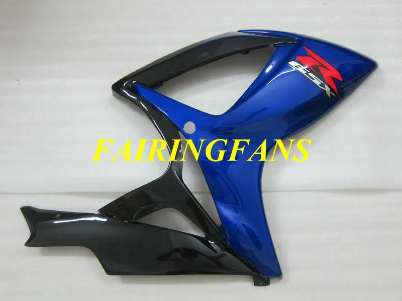 Инжекторный тюнинг-пакет для SUZUKI GSXR600 750 K6 06 07 R 600 GSXR750 2006 2007 черно-голубые Обтекатели Кузов+ подарки SC05
