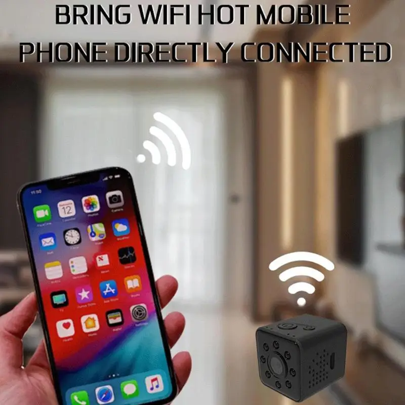 1080P FHD 8LED ИК ночного видения WiFi Автомобильный видеорегистратор Quelima Автомобильная электроника SQ23 Мини авто камера видеокамера 30 м водонепроницаемая Спортивная