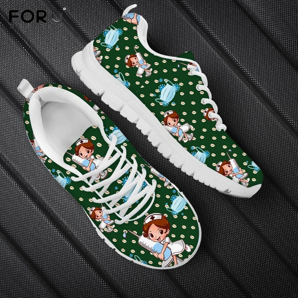 green flats for women