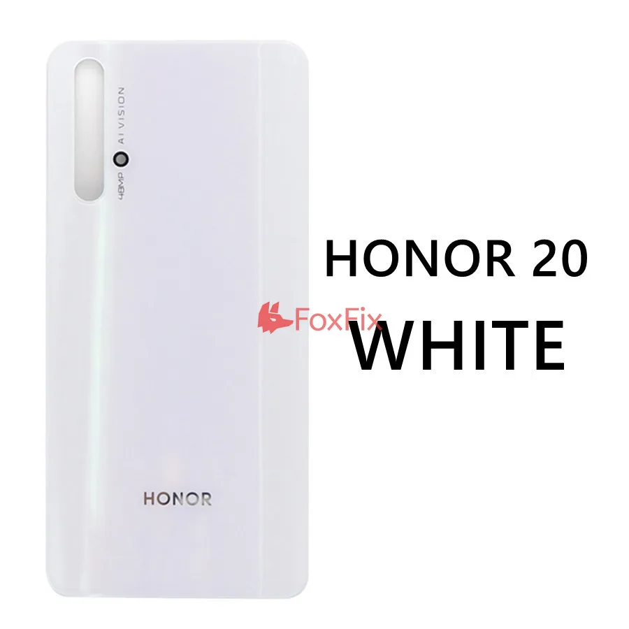 Задняя стеклянная крышка для 6,2" huawei Honor 20 Pro крышка батареи задняя панель Honor 20 Задняя стеклянная дверь Корпус чехол с клеем