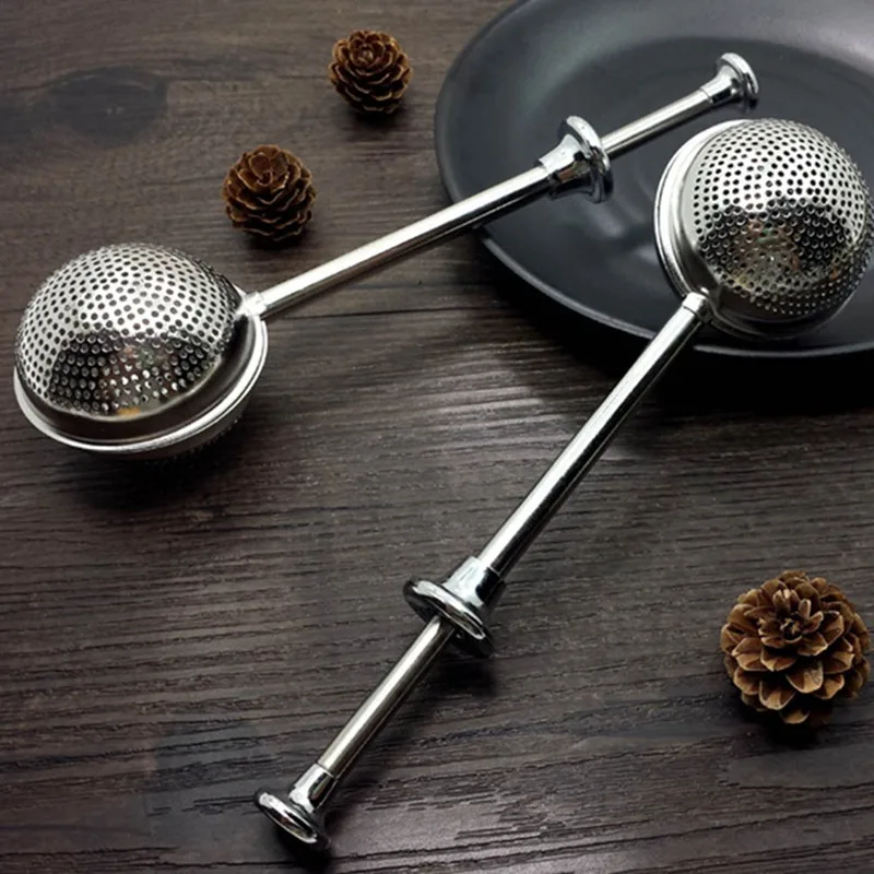 Stainless Steel Teapot Tea Strainer Ball Shape Mesh Tea Infuser Filter Reusable Tea Bag Spice Tea Tool Accessories Drop Shipping
