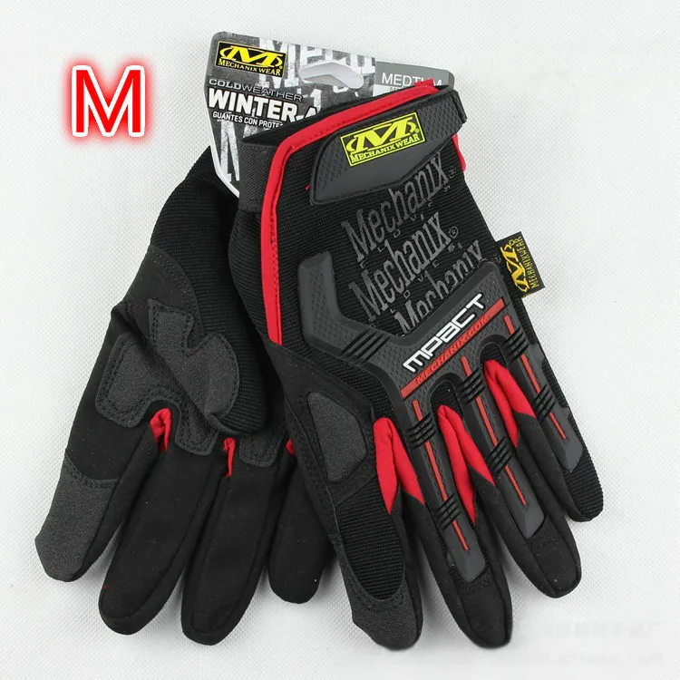 MECHANIX, тактические перчатки, США, уплотнение, армейские, для улицы, мужские, полный палец, мотоциклетные, рабочие, кожаные перчатки, для спортзала, варежки - Цвет: M